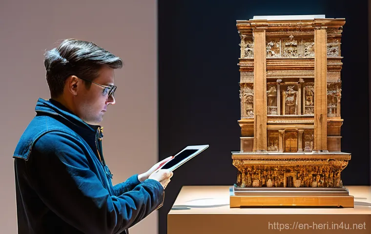 문화재수리기술자 교육 과정 후기 - **Prompt:** A vivid, cinematic shot of an architectural conservator, dressed in practical, durable w...