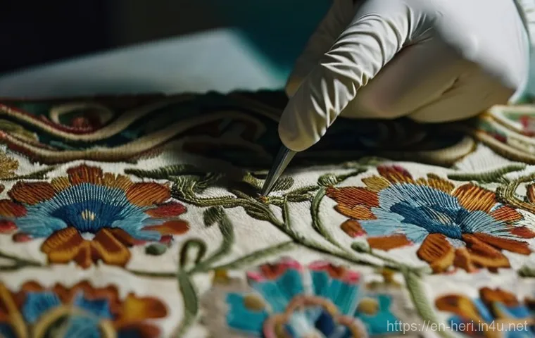 문화재수리기술자 필수 자격증과 선택 자격증 - **"A close-up, highly detailed photograph capturing a cultural heritage conservator's hands, adorned...