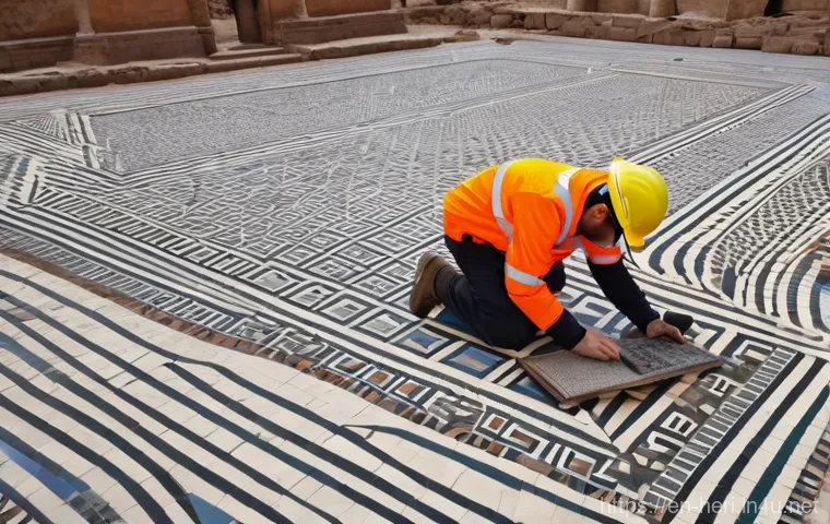 문화재수리기술자 필수 자격증과 선택 자격증 - **"A close-up, highly detailed photograph capturing a cultural heritage conservator's hands, adorned...